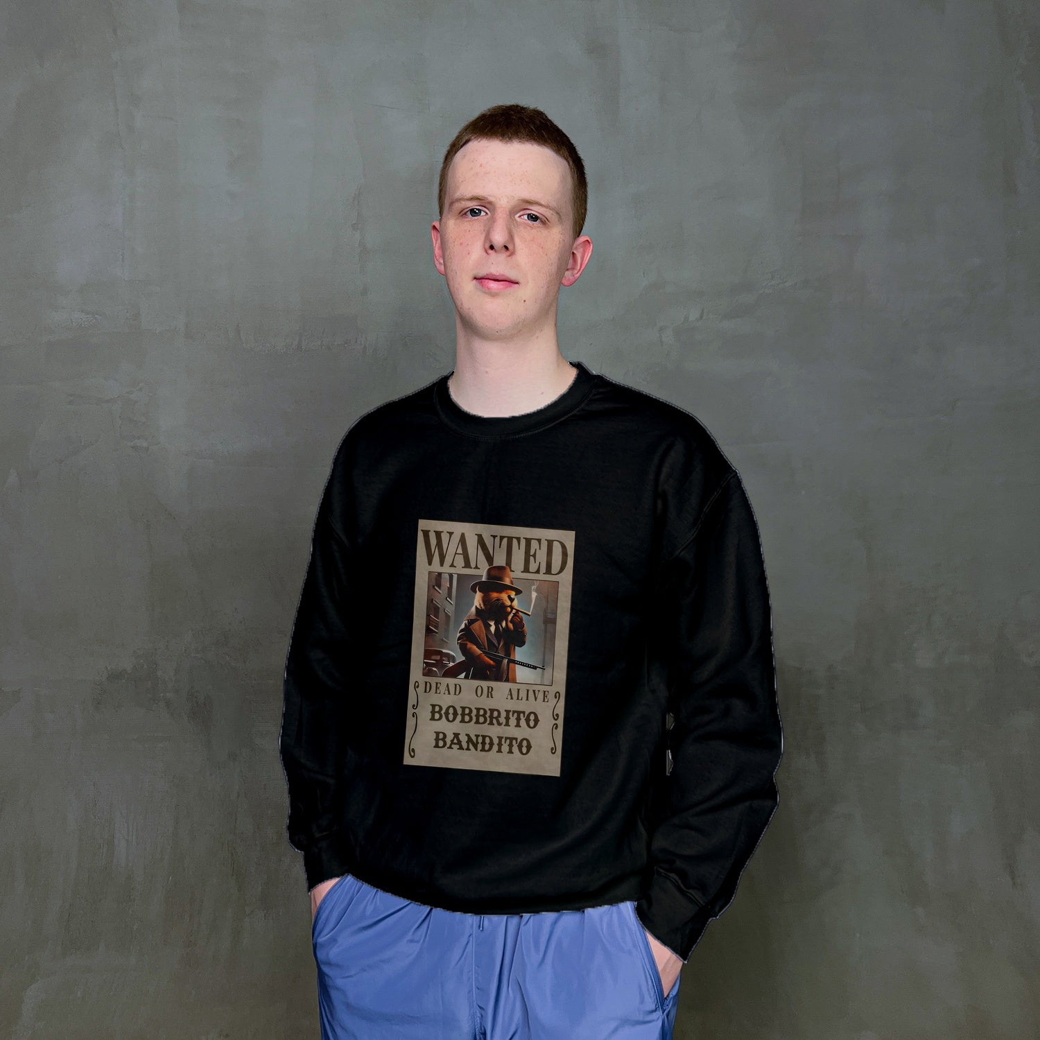 Світшот "Wanted bobbrito bandito"