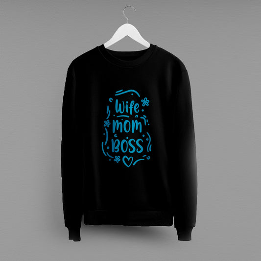 Світшот "Wife mom boss"