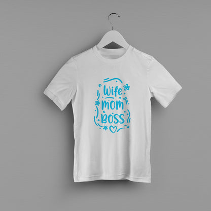 Дитяча футболка "Wife mom boss"