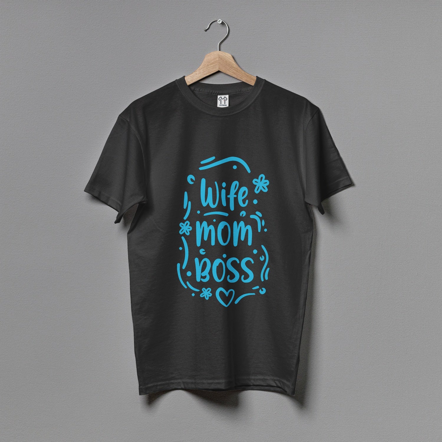 Чоловіча футболка "Wife mom boss"