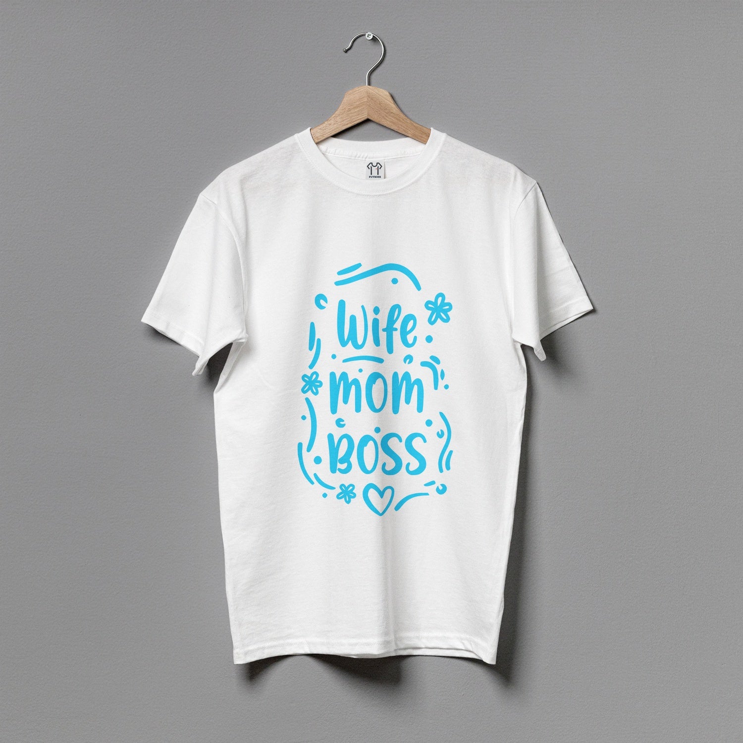 Чоловіча футболка "Wife mom boss"