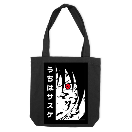 Еко-сумка "Naruto Saske Uchiha Black and White" - Futboss