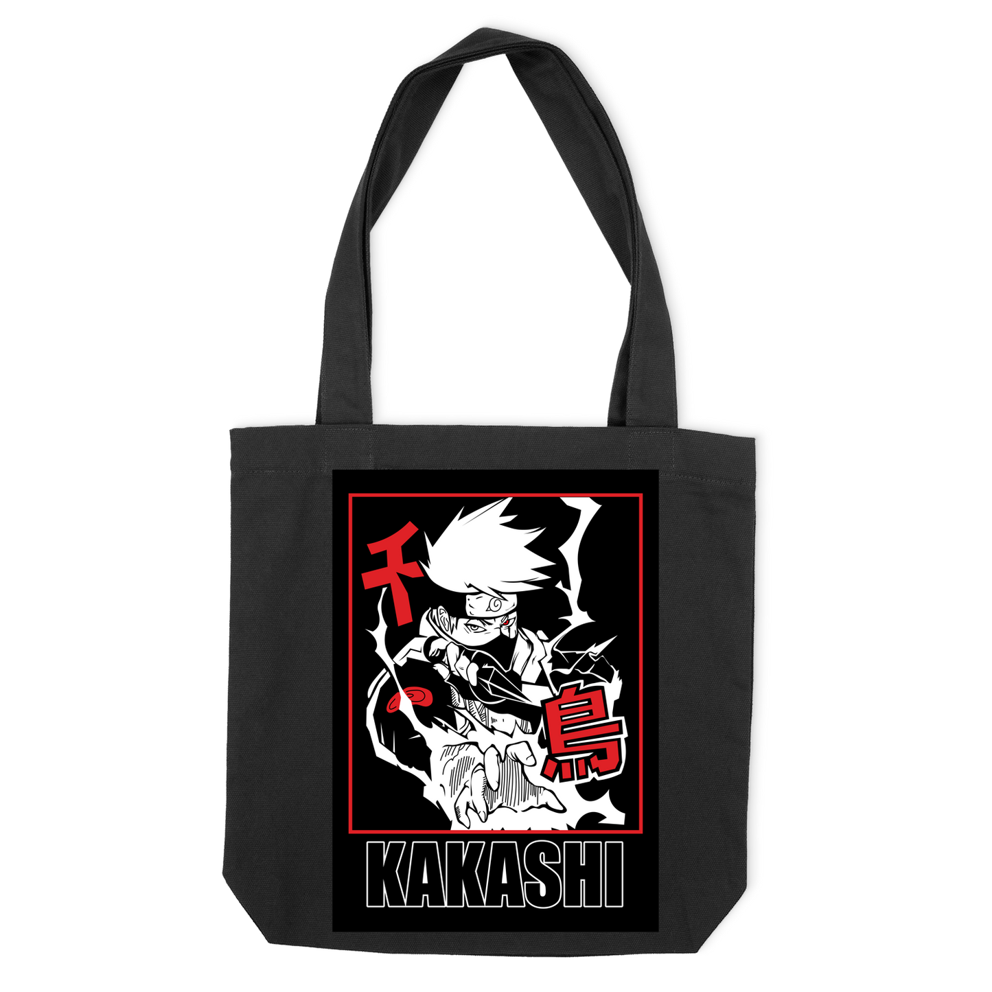 Еко-сумка "Naruto Kakashi Black and White" - Futboss