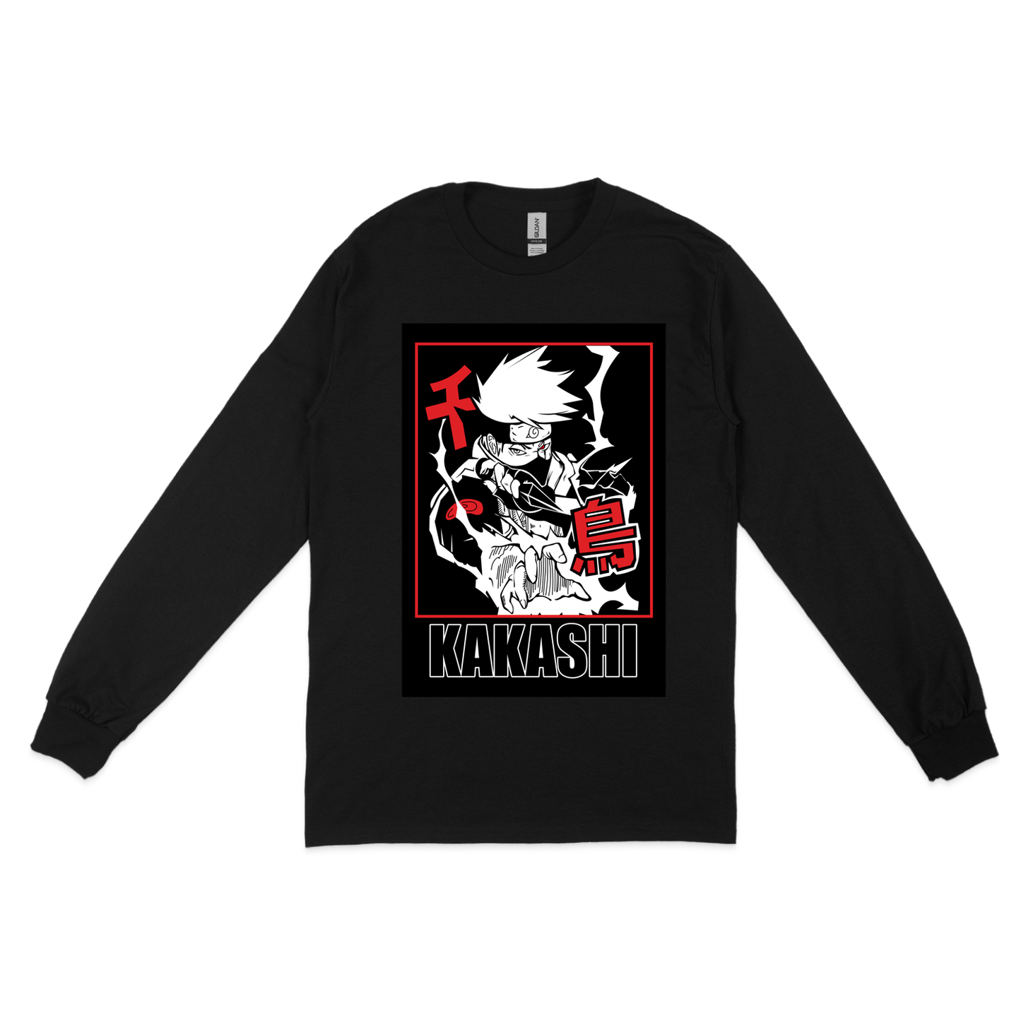 Світшот "Naruto Kakashi Black and White" - Futboss