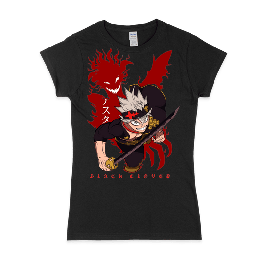 Жіноча футболка "Black Clover asta 2" - Futboss