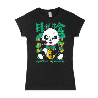 Жіноча футболка "Green panda"