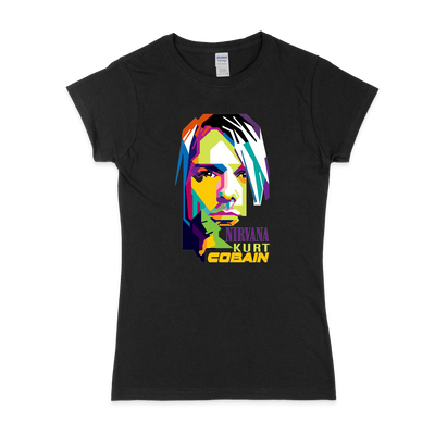 Жіноча футболка "Nirvana Kurt Cobain" - Futboss