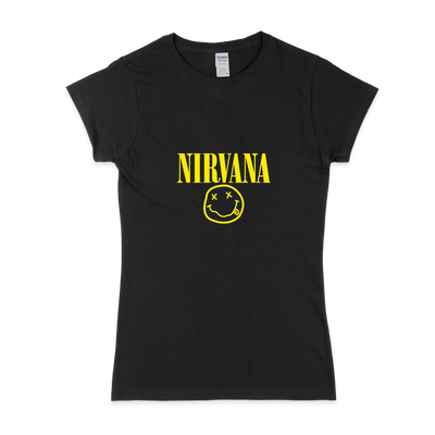 Жіноча футболка "Nirvana Face Art" - Futboss