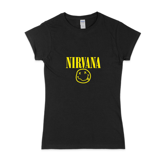 Жіноча футболка "Nirvana Face Art" - Futboss