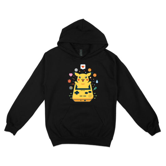 Толстовка (худі) "Pokemon Pickachu and Game Boy" - Futboss