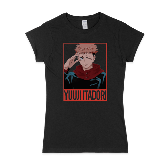 Жіноча футболка "Jujutsu Kaisen Юджі Ітадорі: Двійник Сили" - Futboss