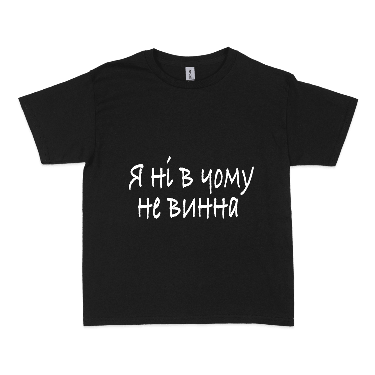 Чоловіча футболка "НЕ ВИННА"