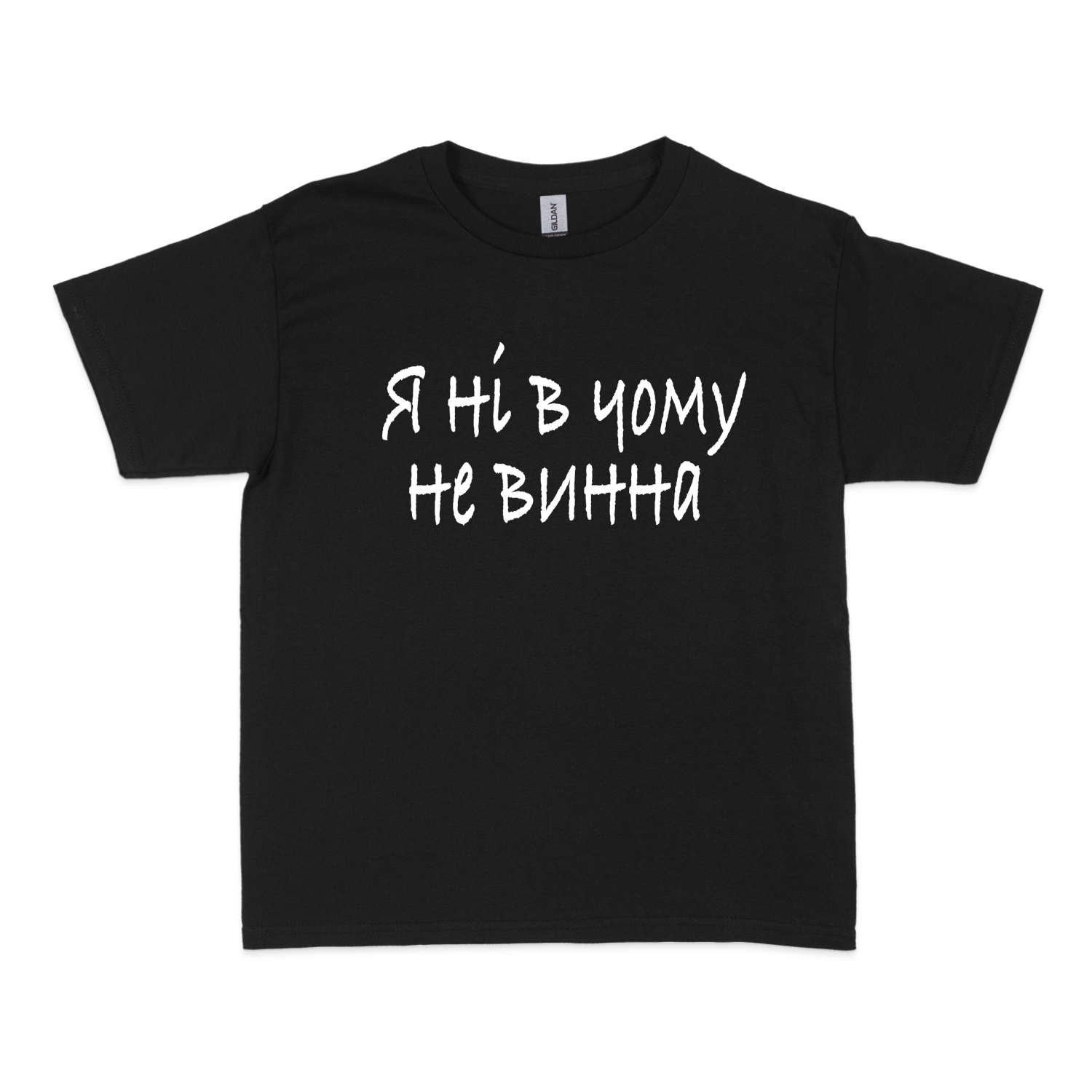 Чоловіча футболка "НЕ ВИННА" - Futboss