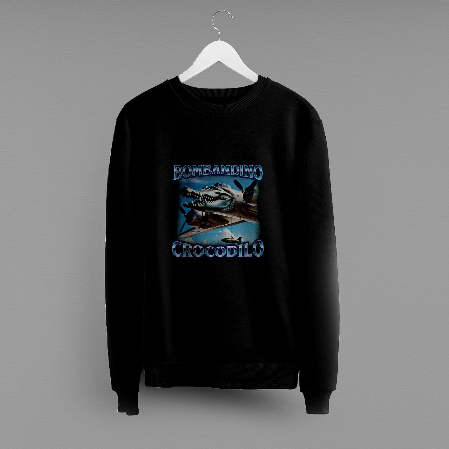 Світшот "bombardino crocodilo"