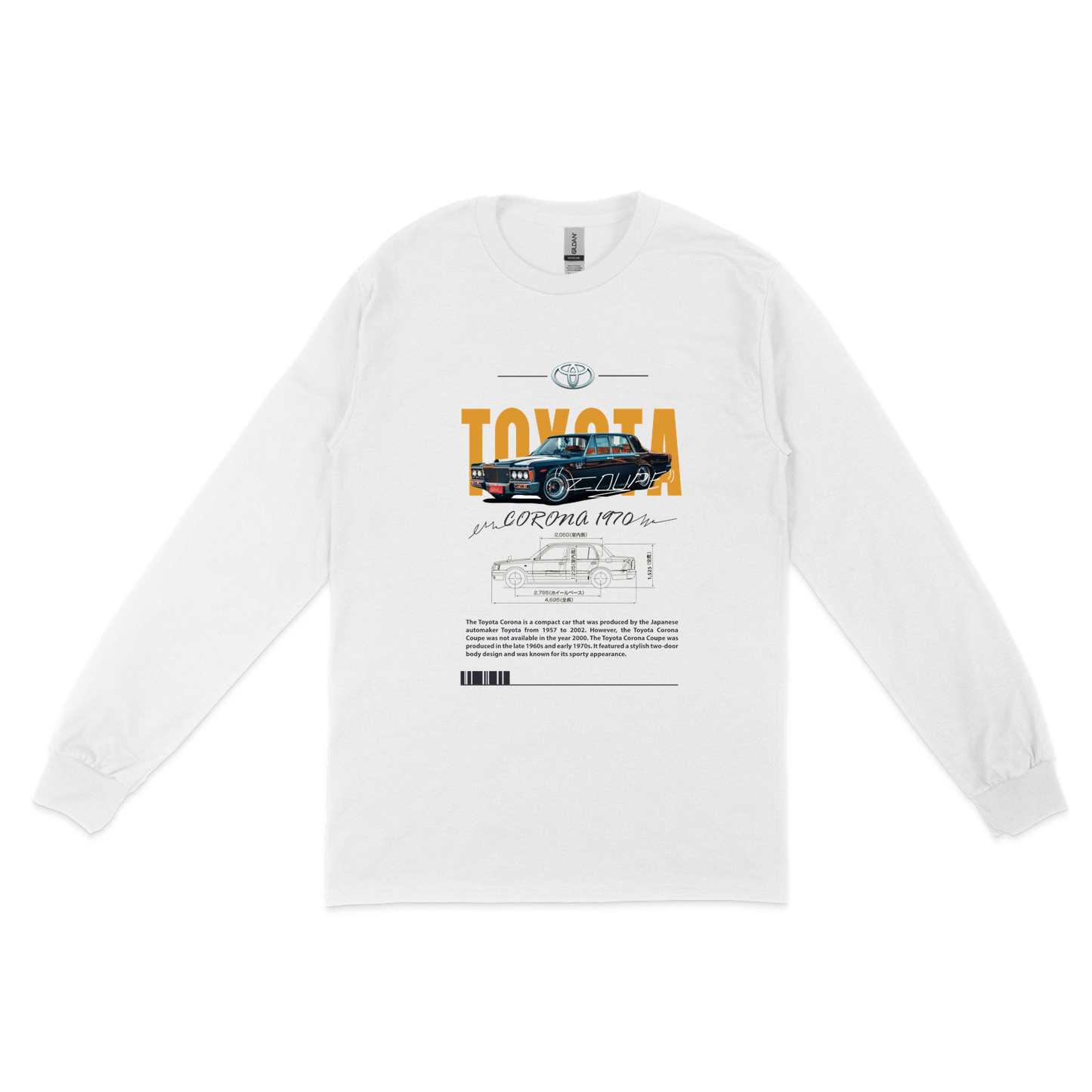 Світшот "Toyota Corona 1970" - Futboss