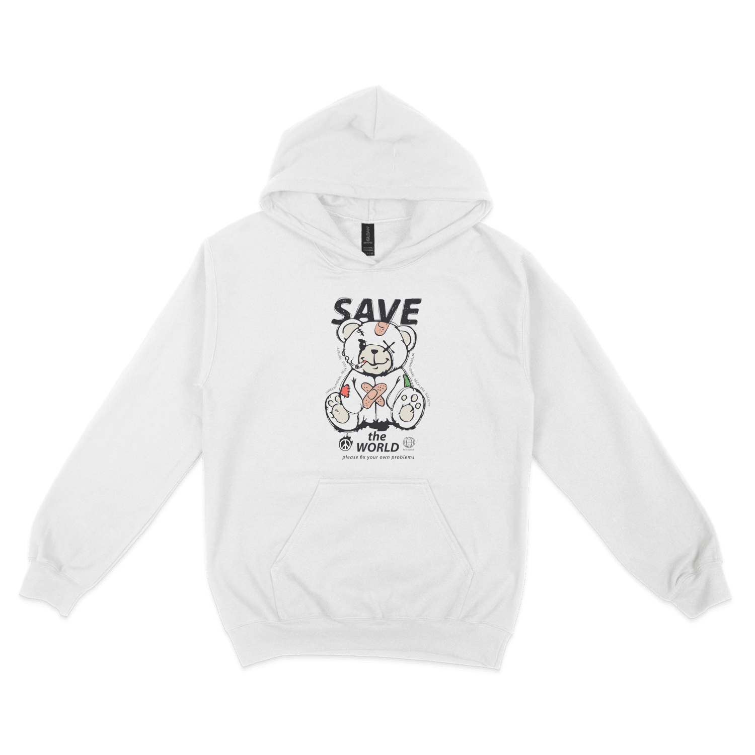 Толстовка (худі) "SAVE THE WORLD" - Futboss