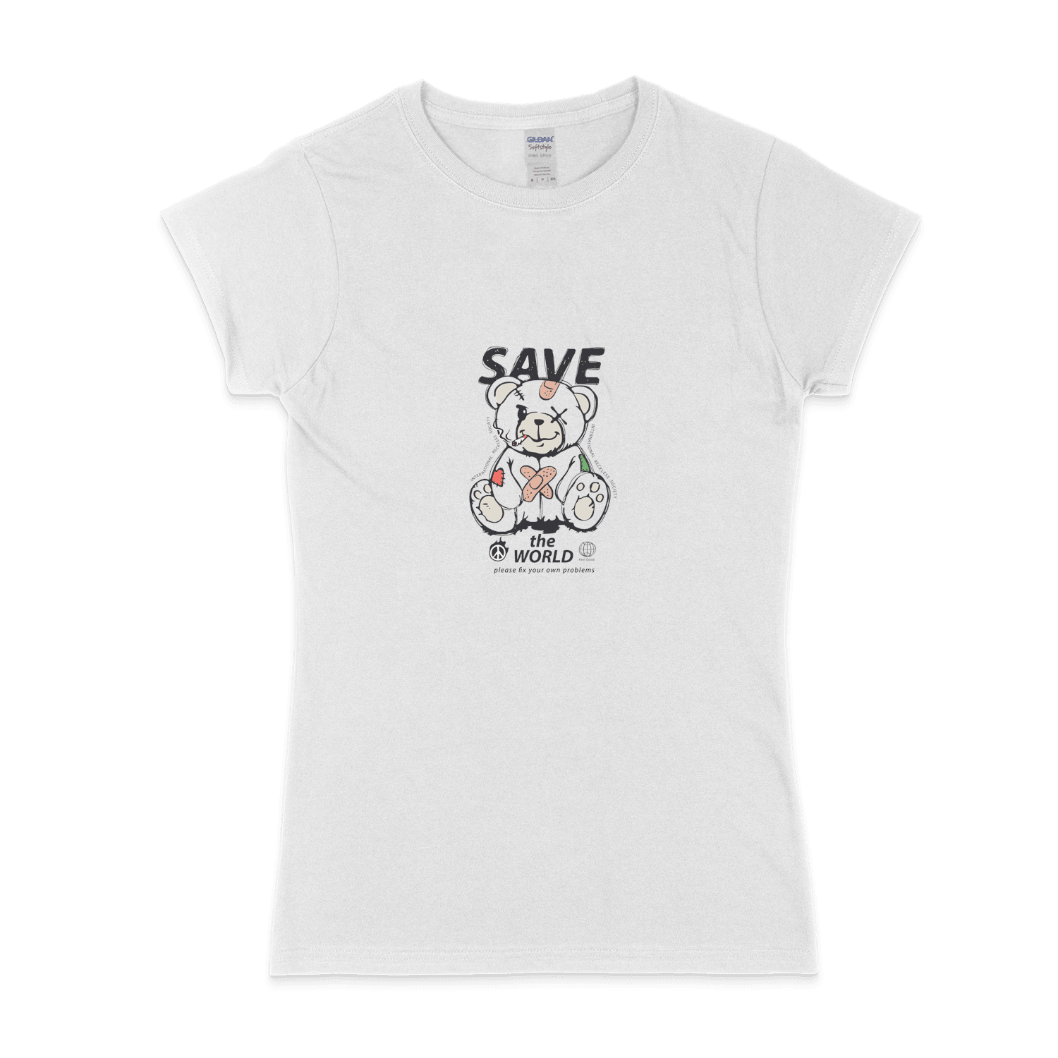 Жіноча футболка "SAVE THE WORLD" - Futboss