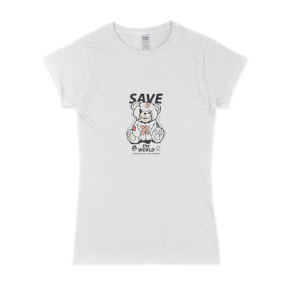 Жіноча футболка  "SAVE THE WORLD"