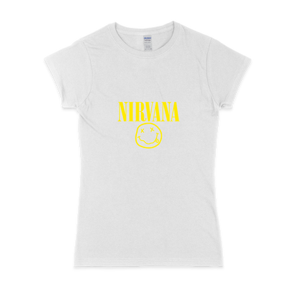 Жіноча футболка "Nirvana Face Art" - Futboss