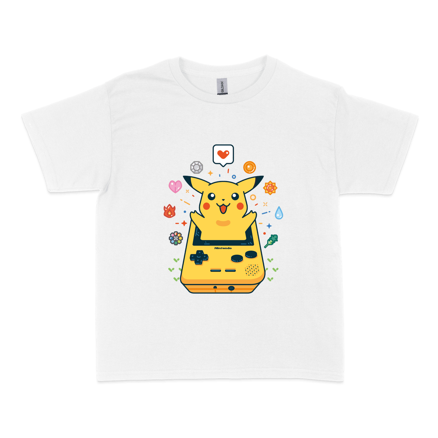 Чоловіча футболка "Pokemon Pickachu and Game Boy" - Futboss