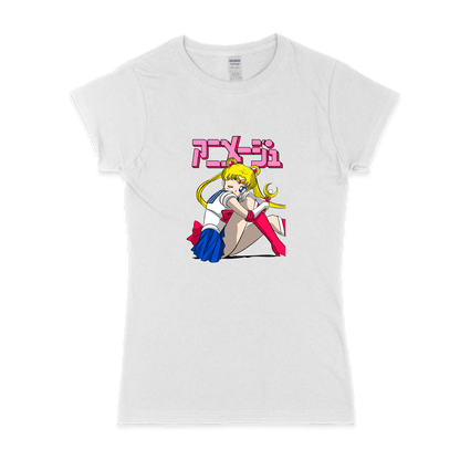 Жіноча футболка "Sailor moon Стиль 90-х" - Futboss