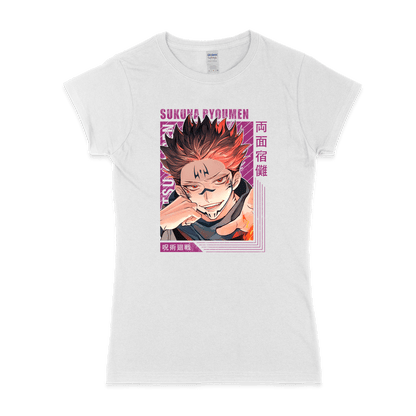 Жіноча футболка "Jujutsu Kaisen Sukuna Ryoumen" - Futboss