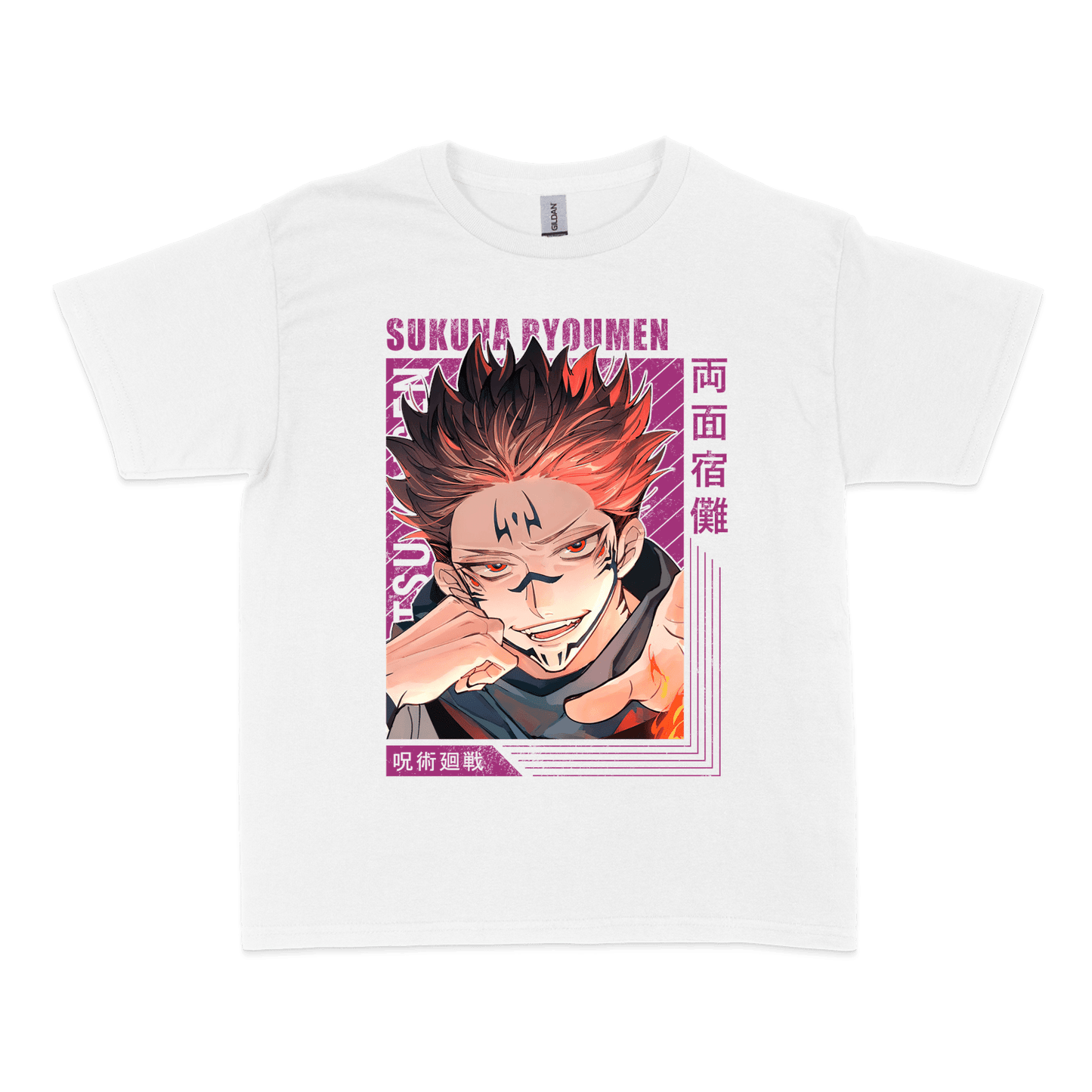 Чоловіча футболка "Jujutsu Kaisen Sukuna Ryoumen" - Futboss